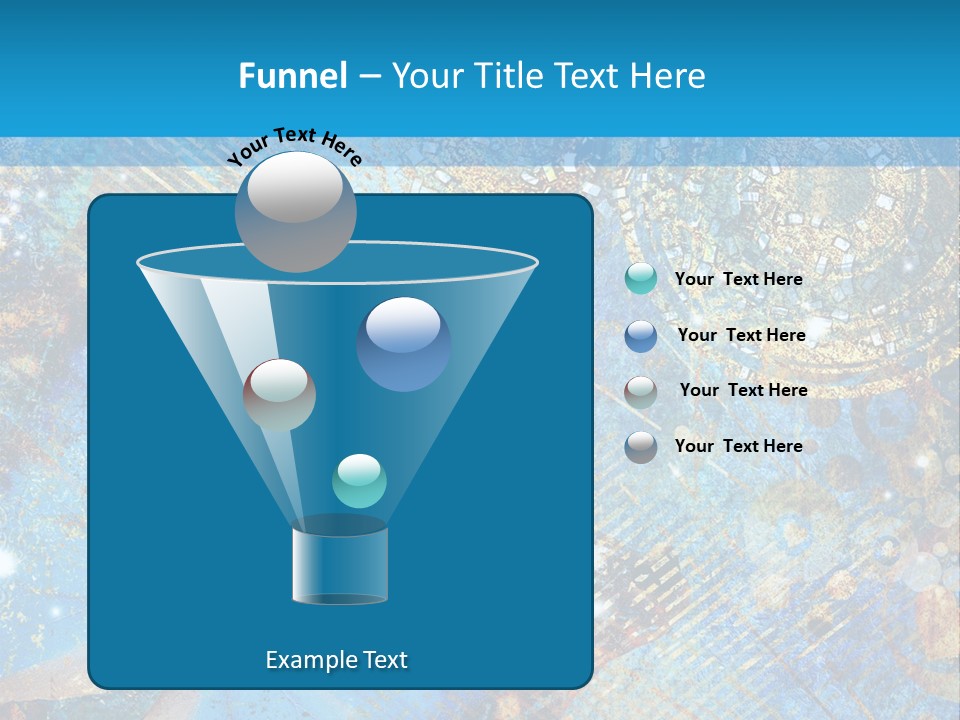 Blue Butterfly Background PowerPoint Template