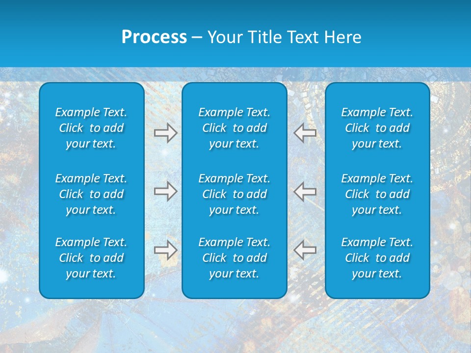 Blue Butterfly Background PowerPoint Template