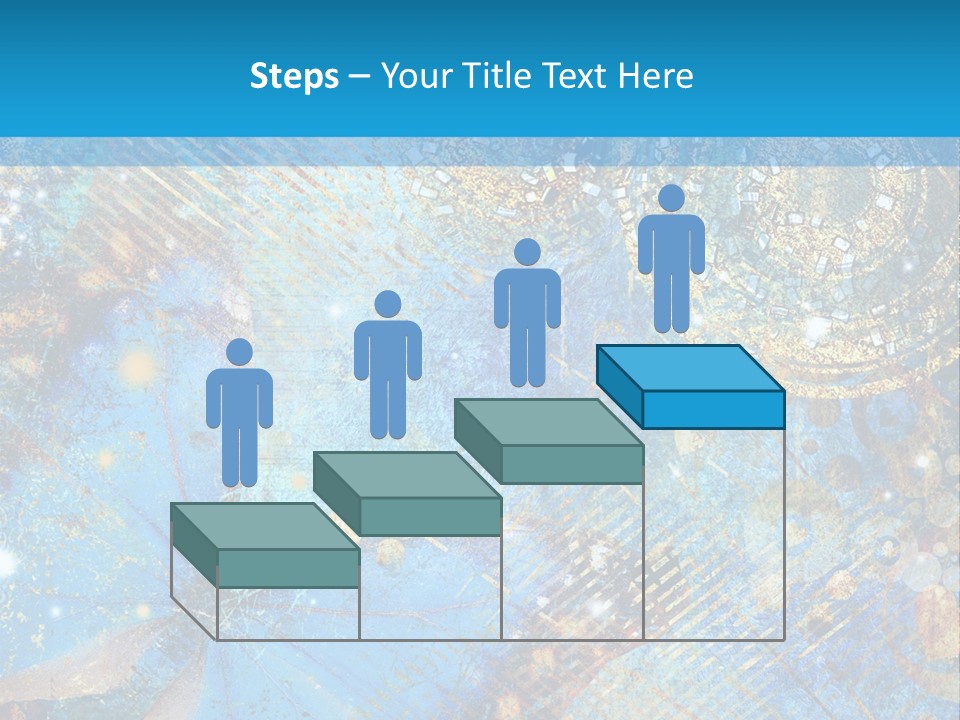 Blue Butterfly Background PowerPoint Template