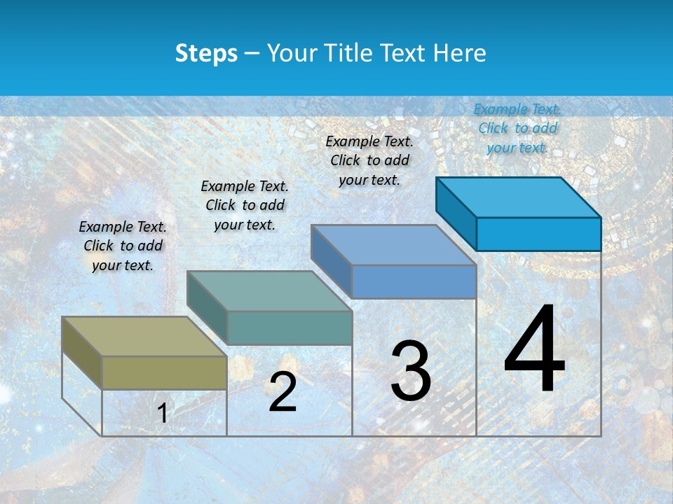 Blue Butterfly Background PowerPoint Template