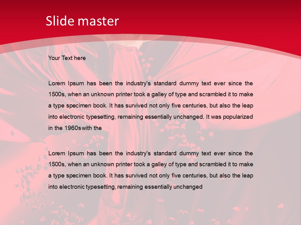 Goddess Of Love PowerPoint Template