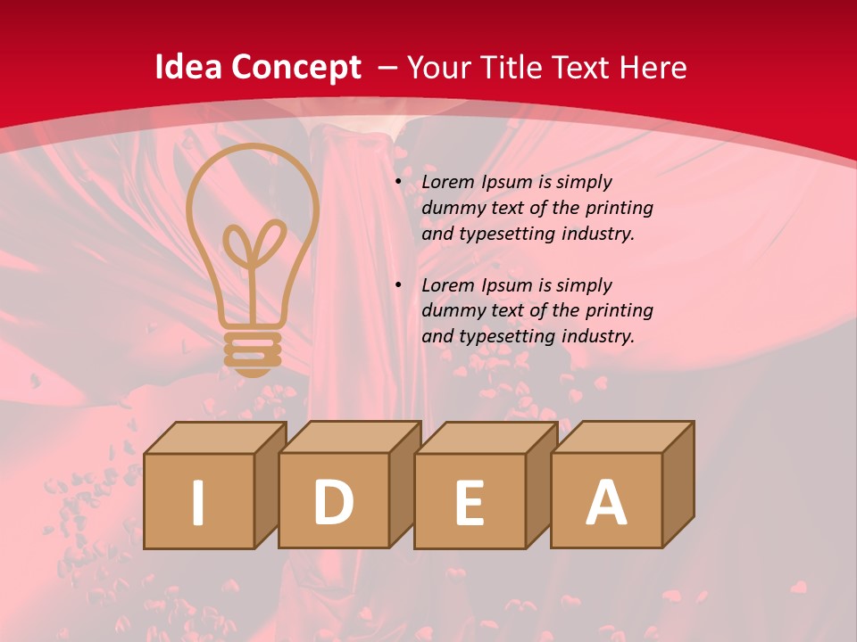 Goddess Of Love PowerPoint Template