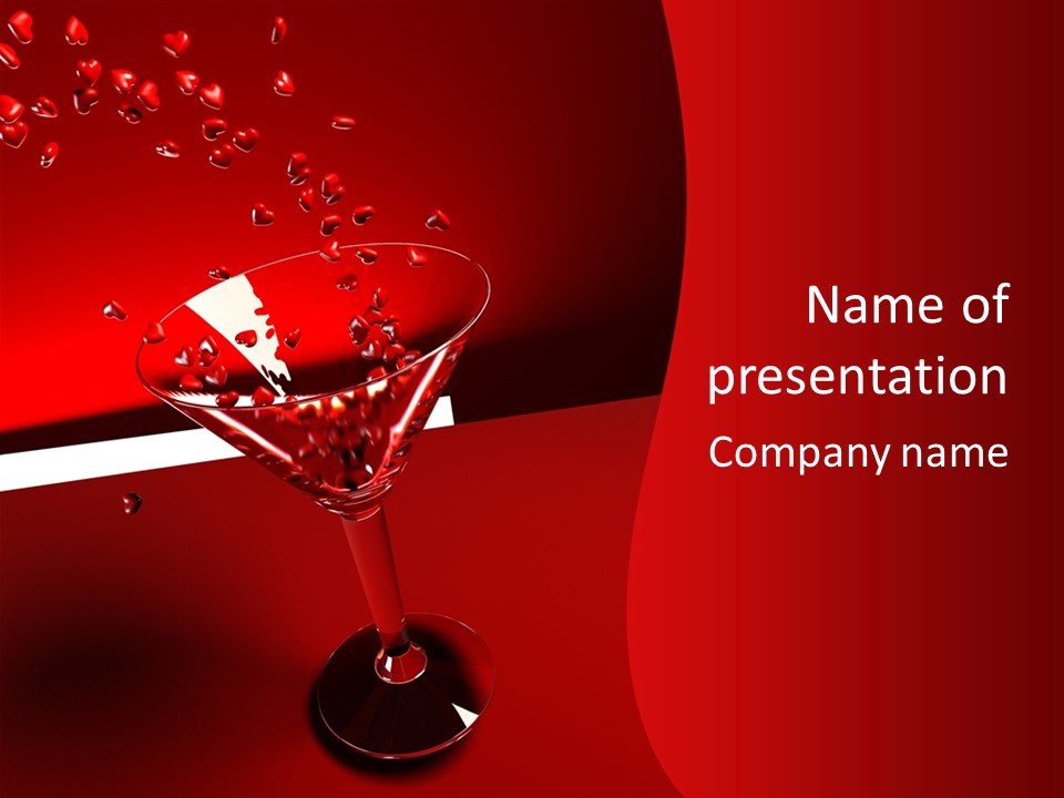 Space Unusual Drink PowerPoint Template