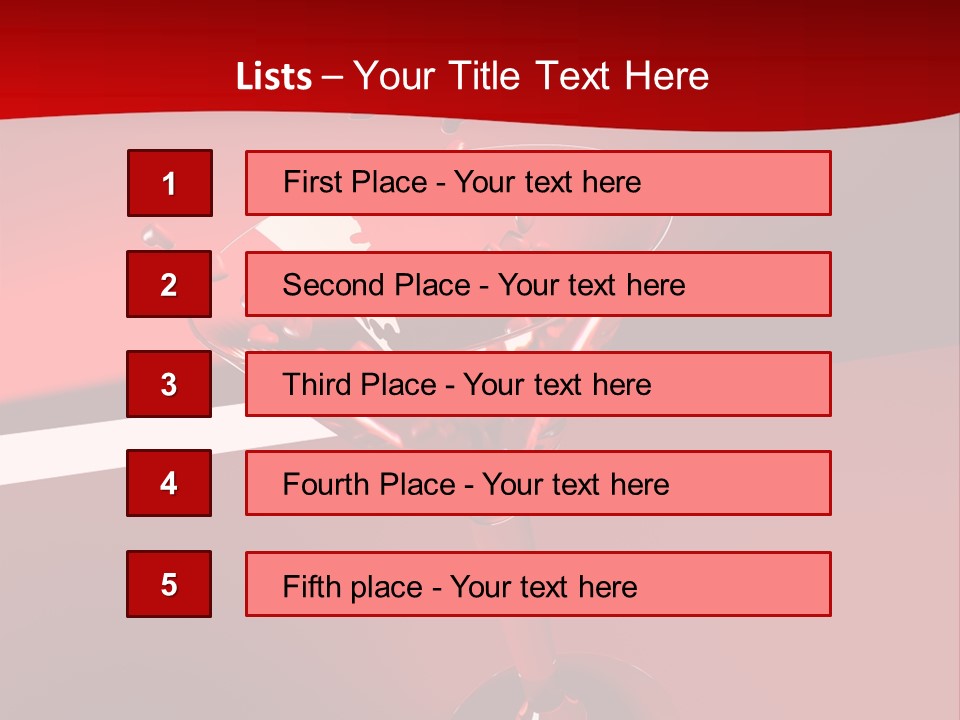 Space Unusual Drink PowerPoint Template