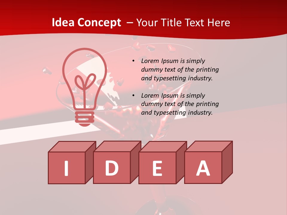 Space Unusual Drink PowerPoint Template