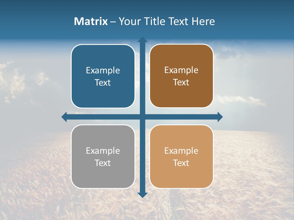 Dramatic Sky Background PowerPoint Template