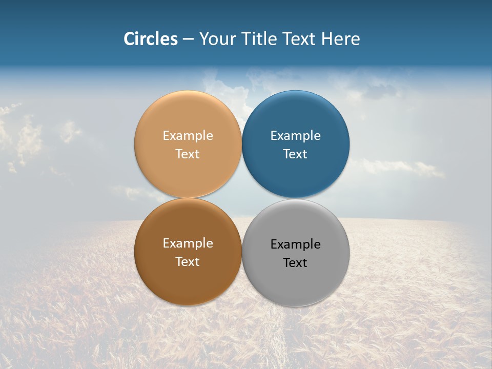 Dramatic Sky Background PowerPoint Template