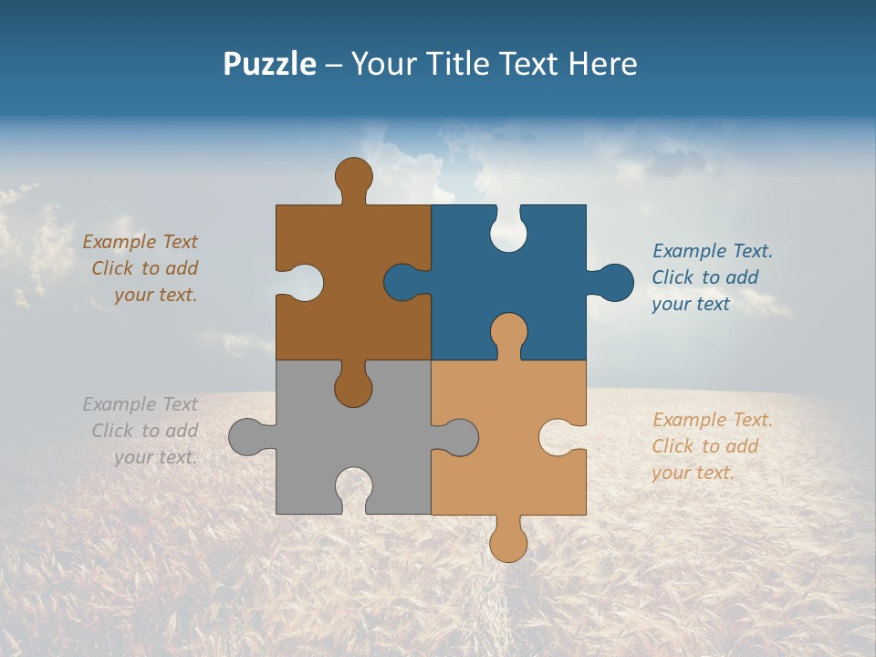 Dramatic Sky Background PowerPoint Template