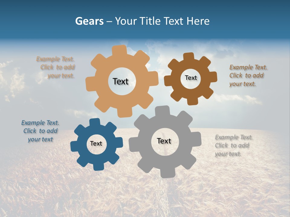 Dramatic Sky Background PowerPoint Template