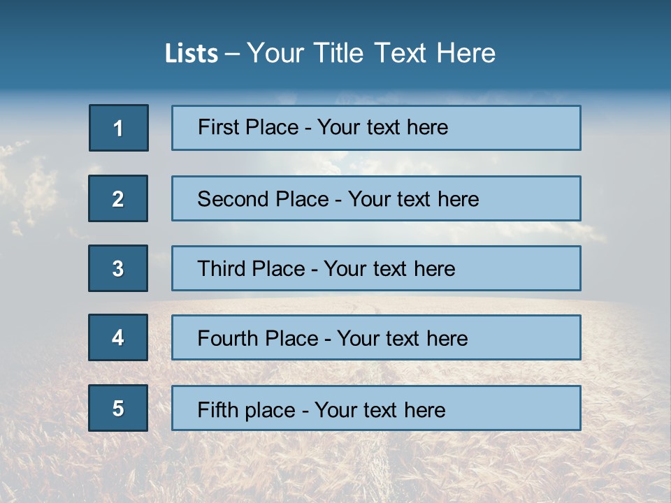 Dramatic Sky Background PowerPoint Template