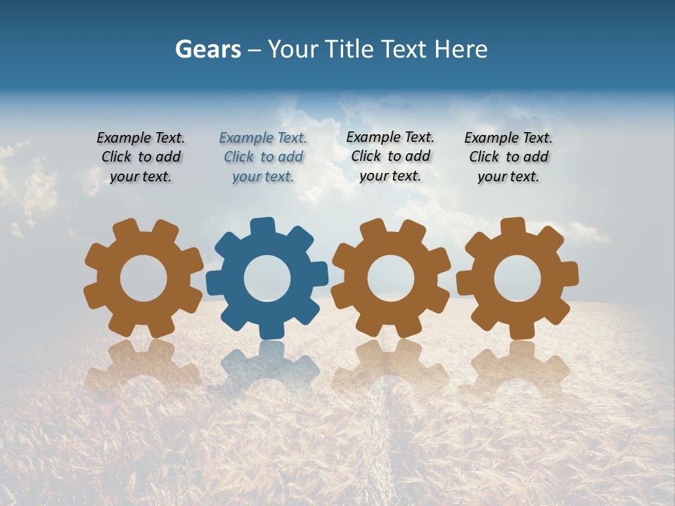 Dramatic Sky Background PowerPoint Template