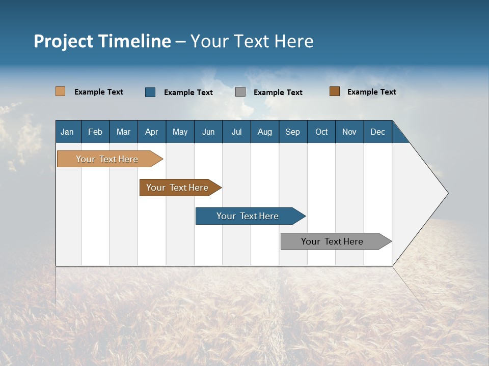 Dramatic Sky Background PowerPoint Template