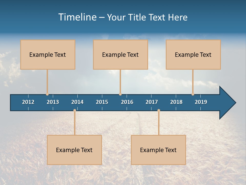 Dramatic Sky Background PowerPoint Template
