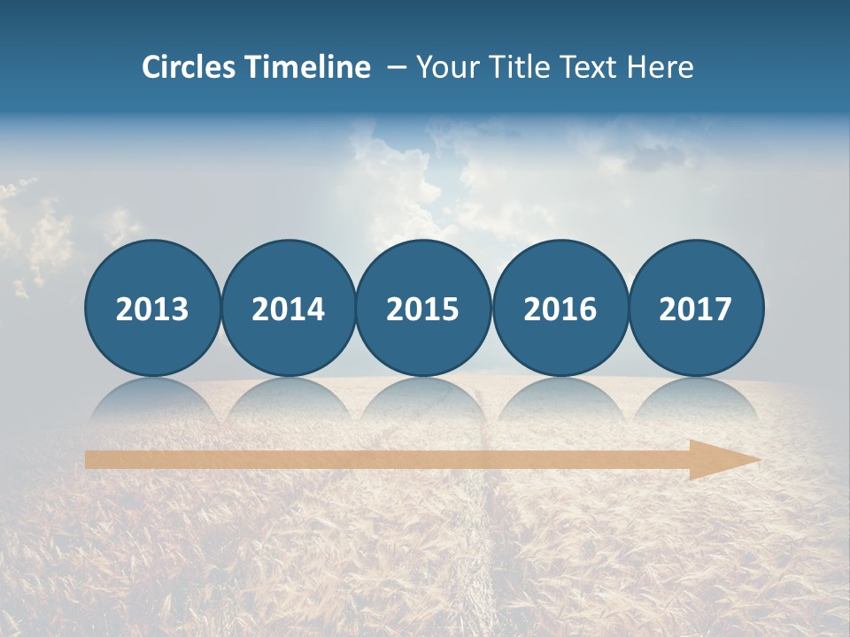 Dramatic Sky Background PowerPoint Template