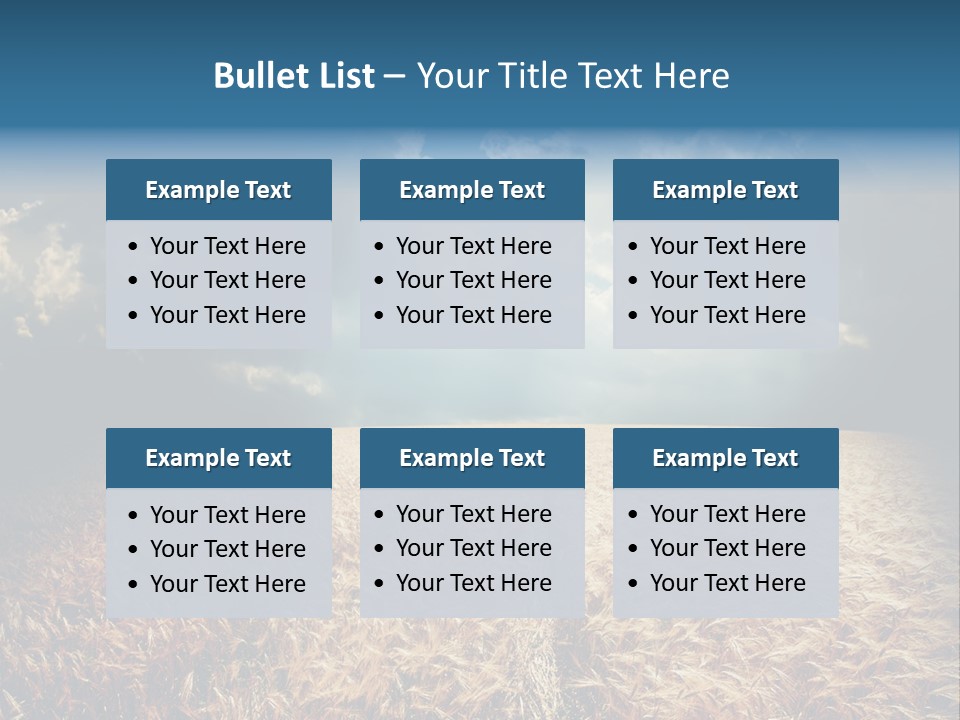Dramatic Sky Background PowerPoint Template