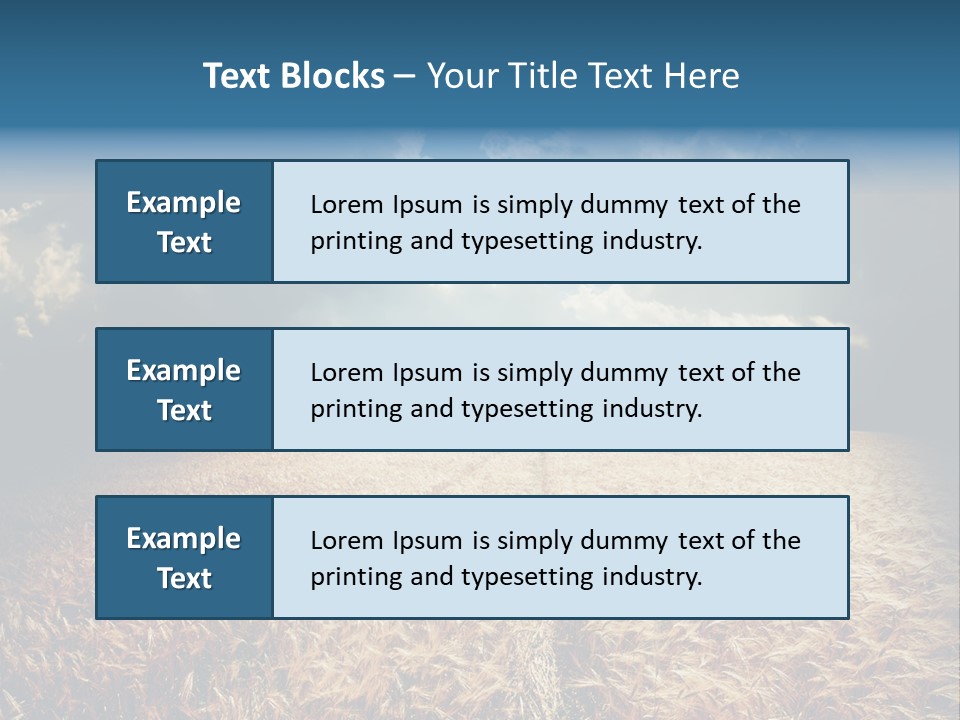 Dramatic Sky Background PowerPoint Template