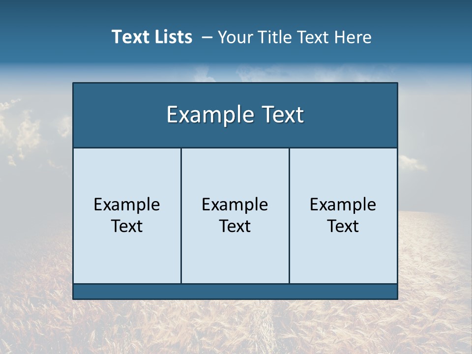 Dramatic Sky Background PowerPoint Template