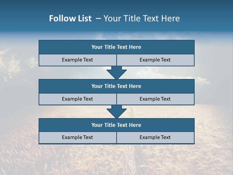 Dramatic Sky Background PowerPoint Template