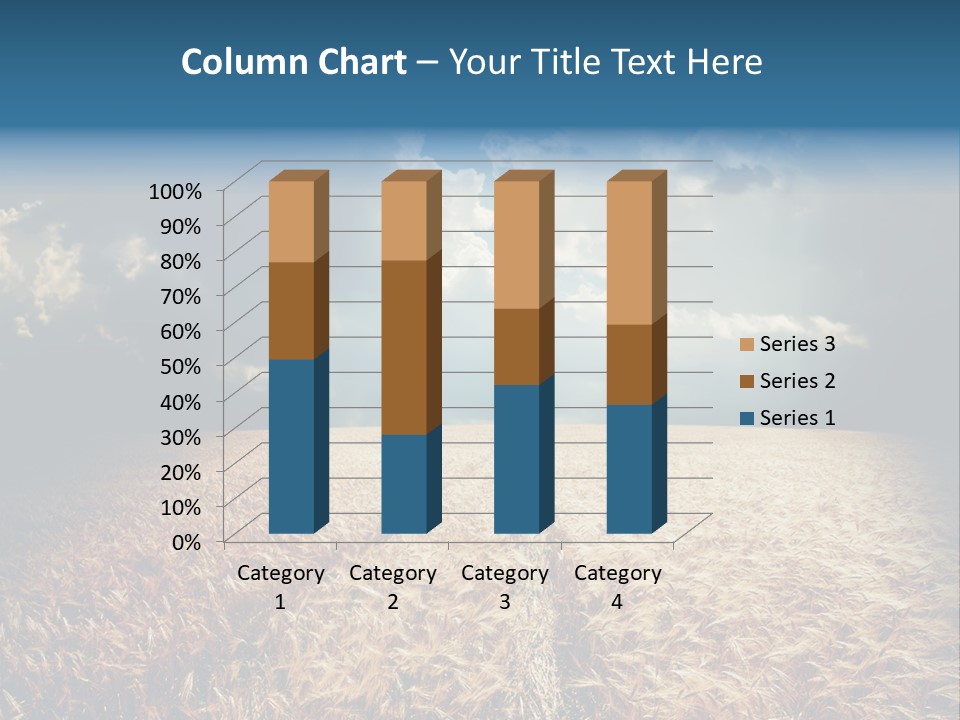 Dramatic Sky Background PowerPoint Template