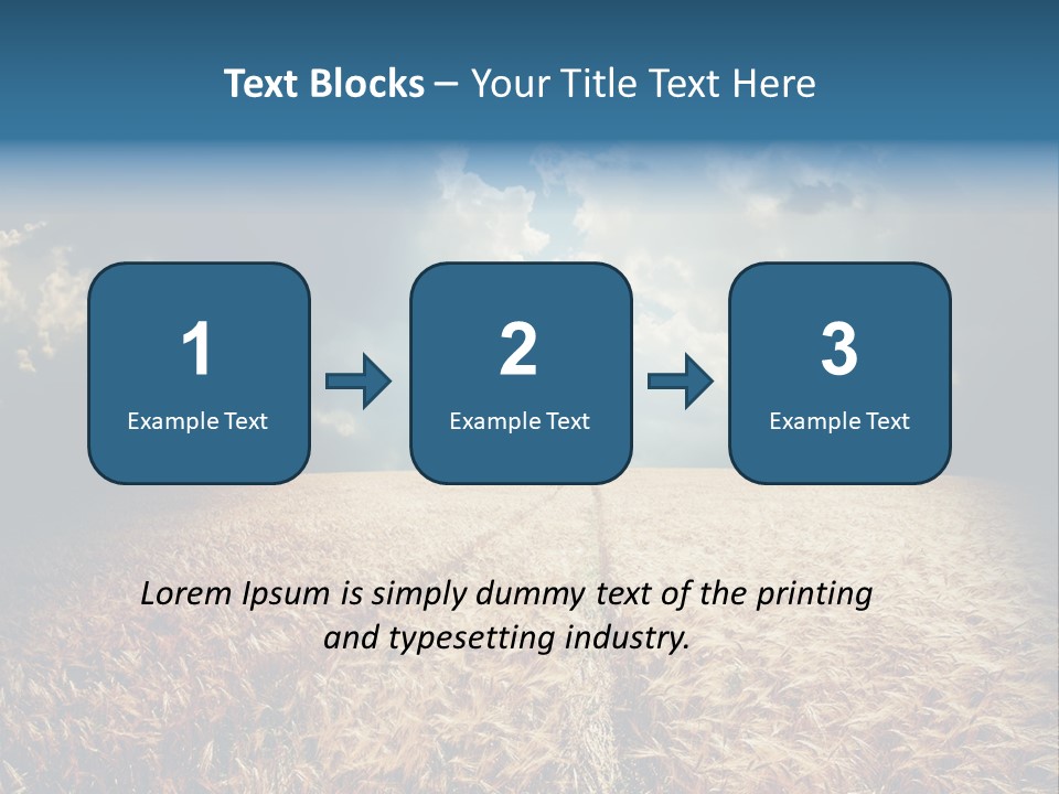 Dramatic Sky Background PowerPoint Template