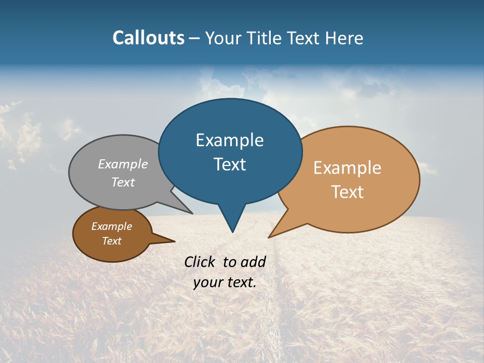 Dramatic Sky Background PowerPoint Template