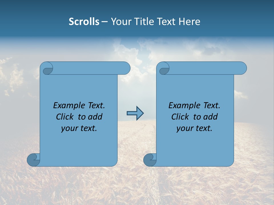 Dramatic Sky Background PowerPoint Template