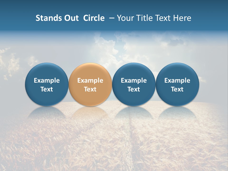 Dramatic Sky Background PowerPoint Template