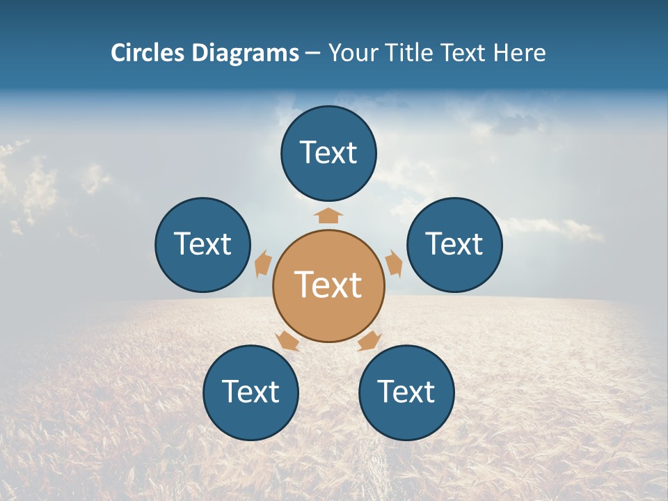 Dramatic Sky Background PowerPoint Template