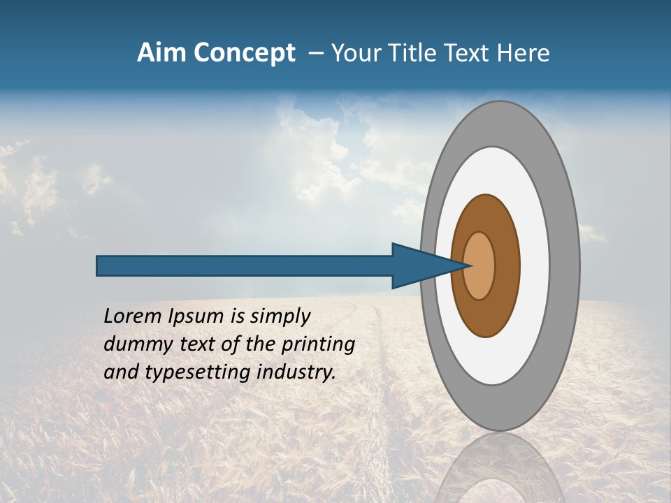 Dramatic Sky Background PowerPoint Template