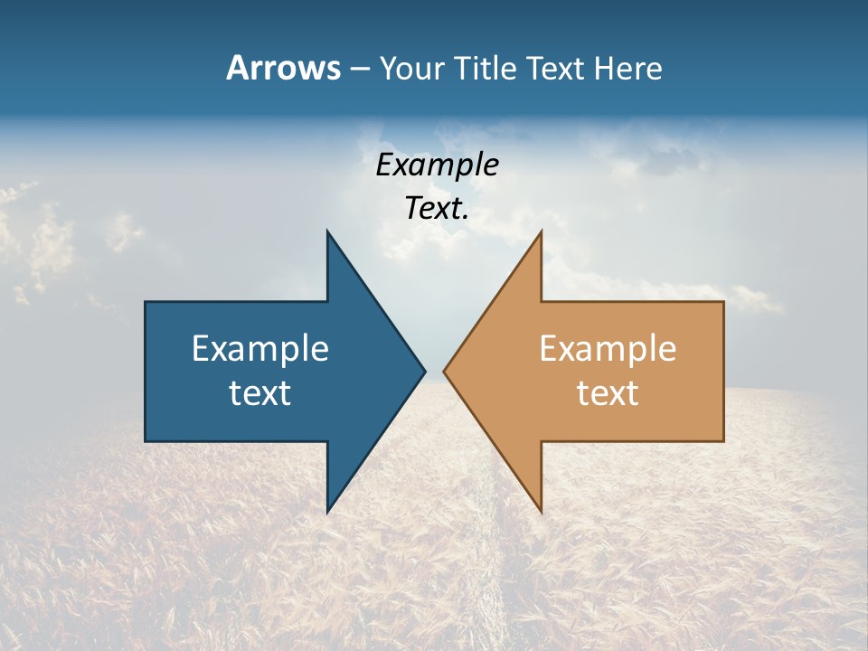 Dramatic Sky Background PowerPoint Template