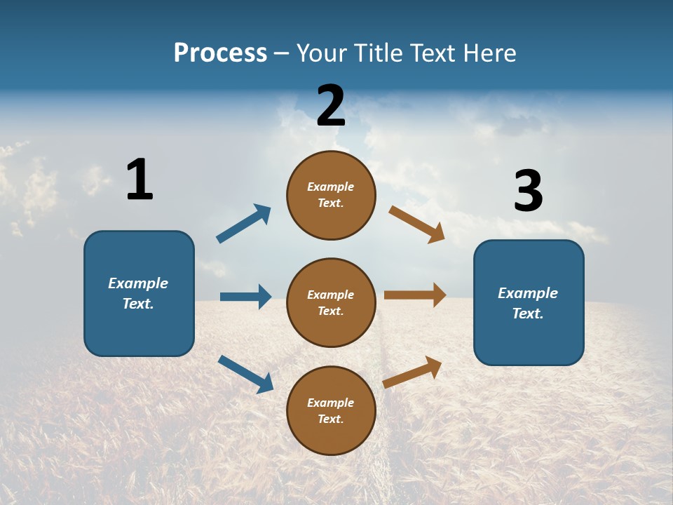 Dramatic Sky Background PowerPoint Template