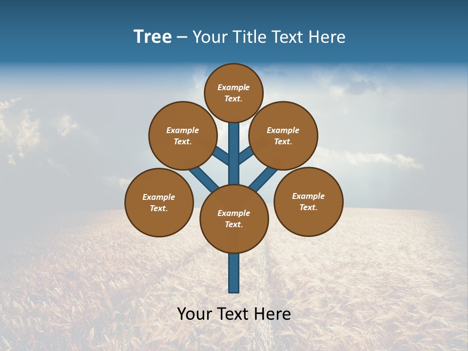 Dramatic Sky Background PowerPoint Template