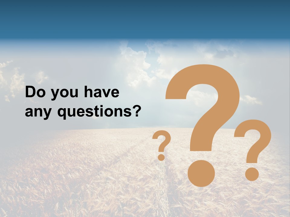 Dramatic Sky Background PowerPoint Template