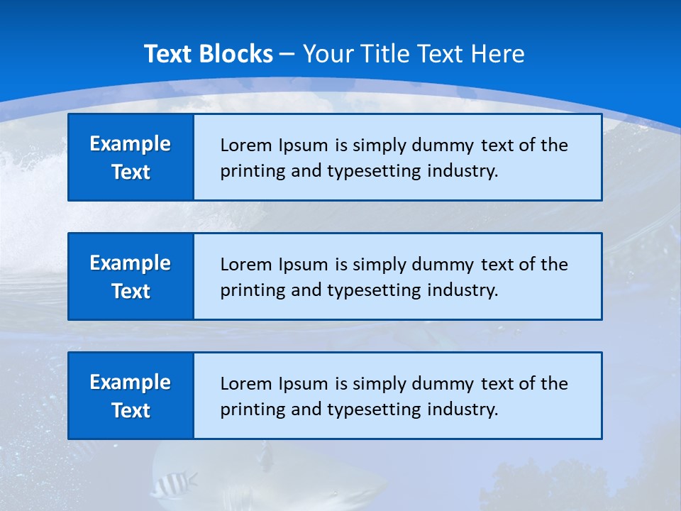 Above Under Water PowerPoint Template