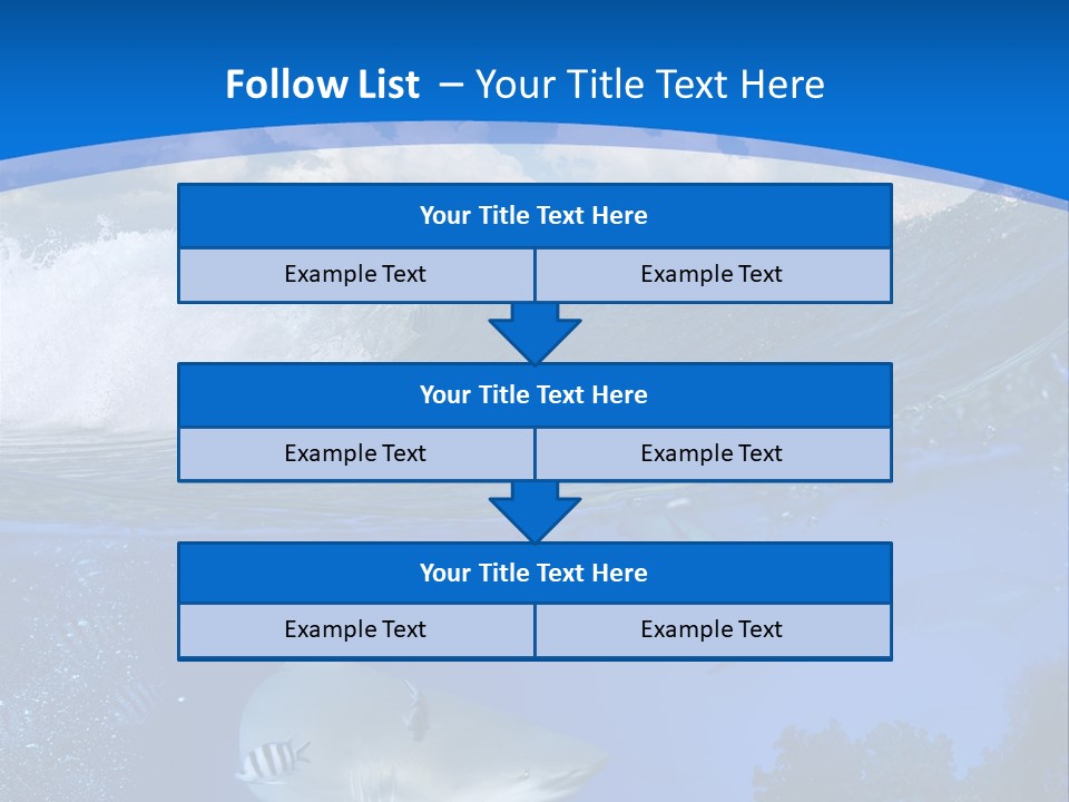 Above Under Water PowerPoint Template
