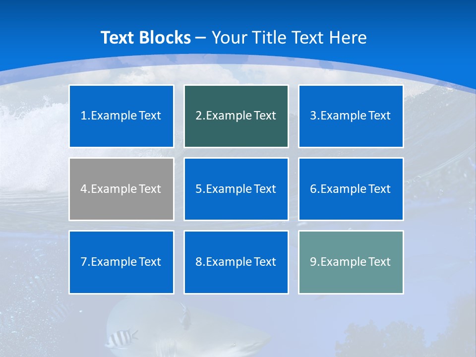 Above Under Water PowerPoint Template