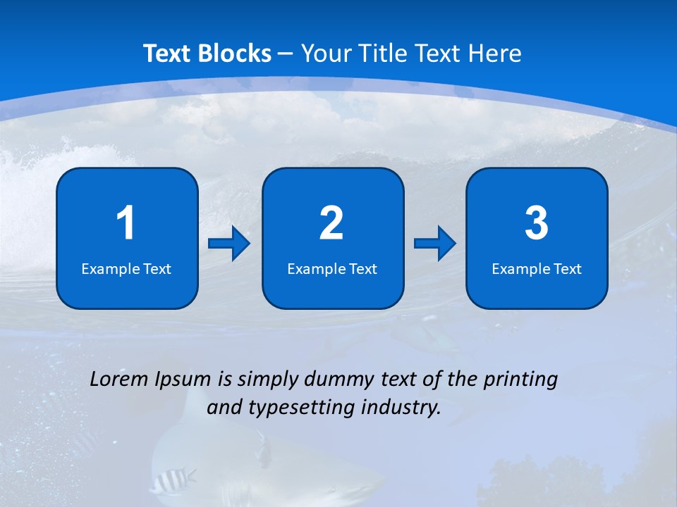 Above Under Water PowerPoint Template