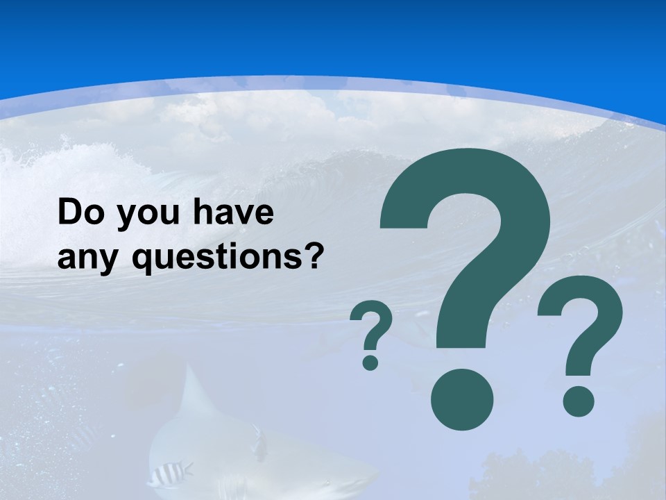 Above Under Water PowerPoint Template