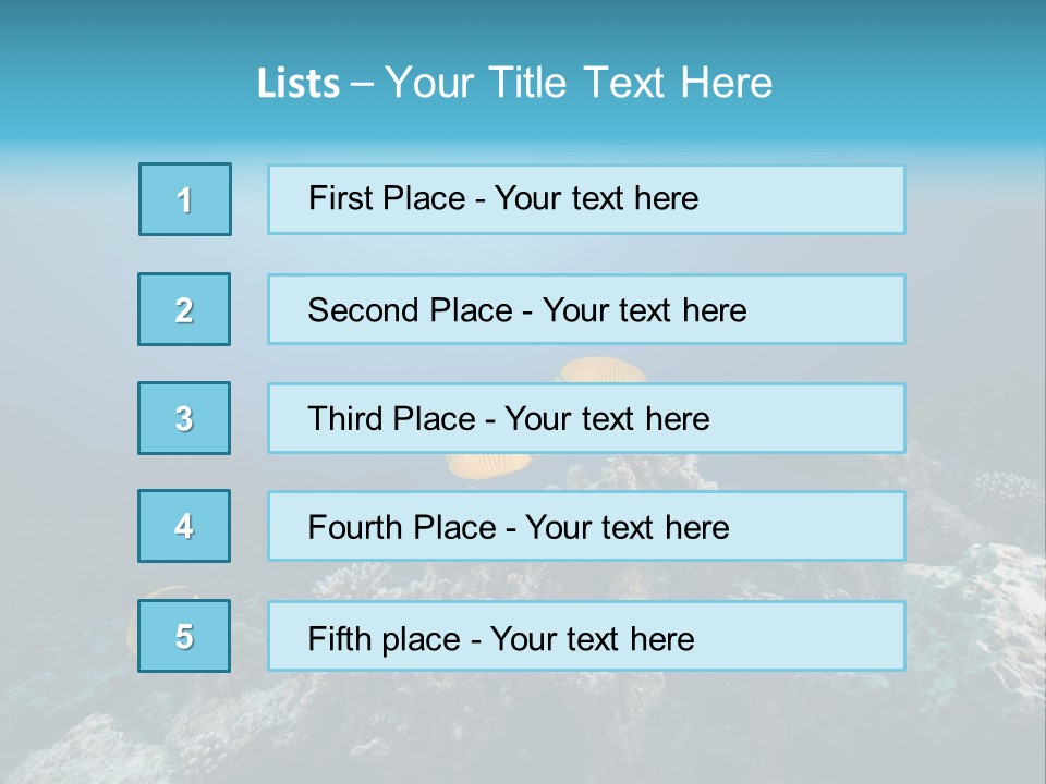 Underwater Fish PowerPoint Template