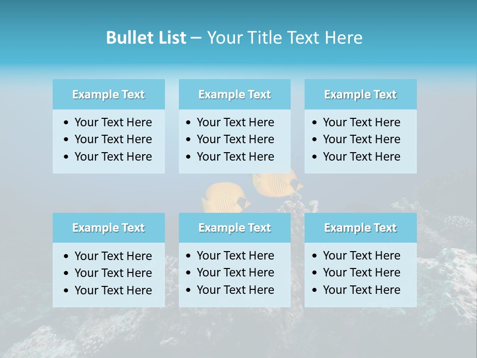 Underwater Fish PowerPoint Template