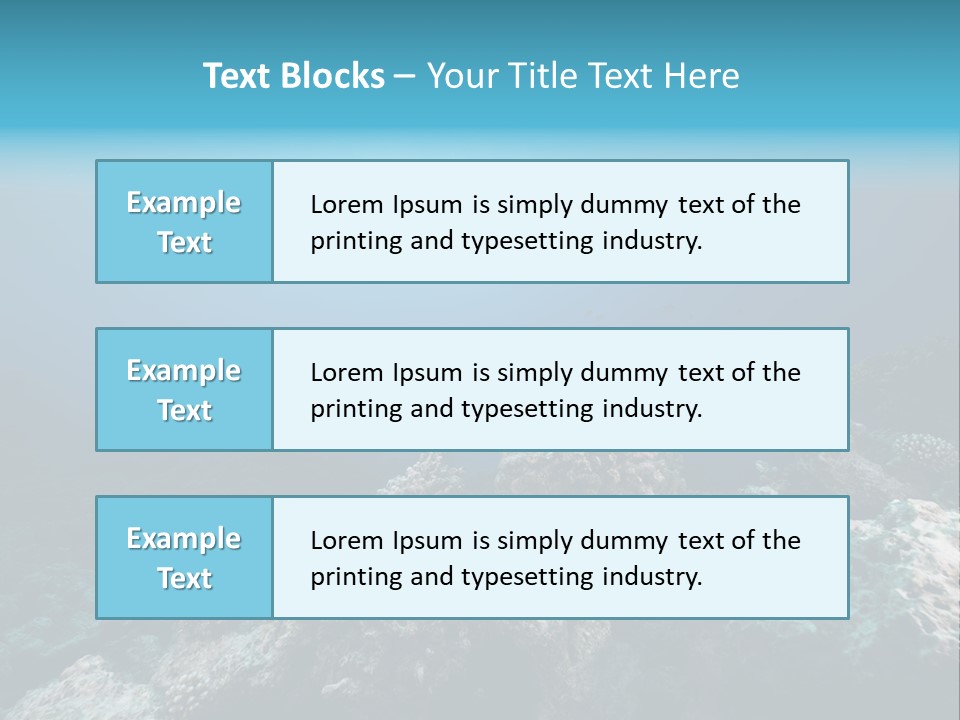 Underwater Fish PowerPoint Template