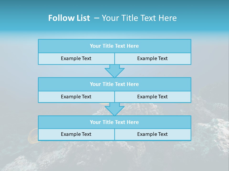 Underwater Fish PowerPoint Template