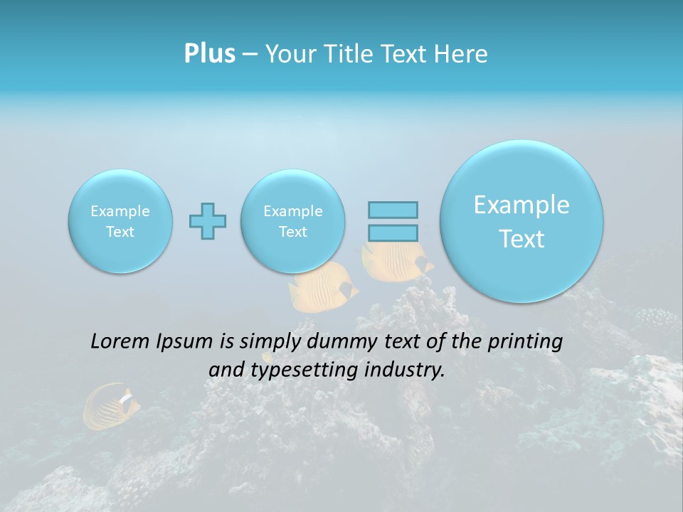 Underwater Fish PowerPoint Template