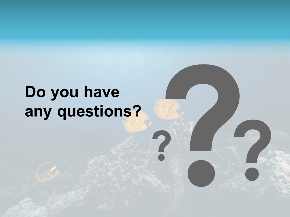 Underwater Fish PowerPoint Template