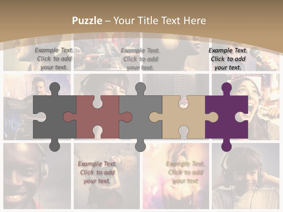 Music Lifestyle PowerPoint Template