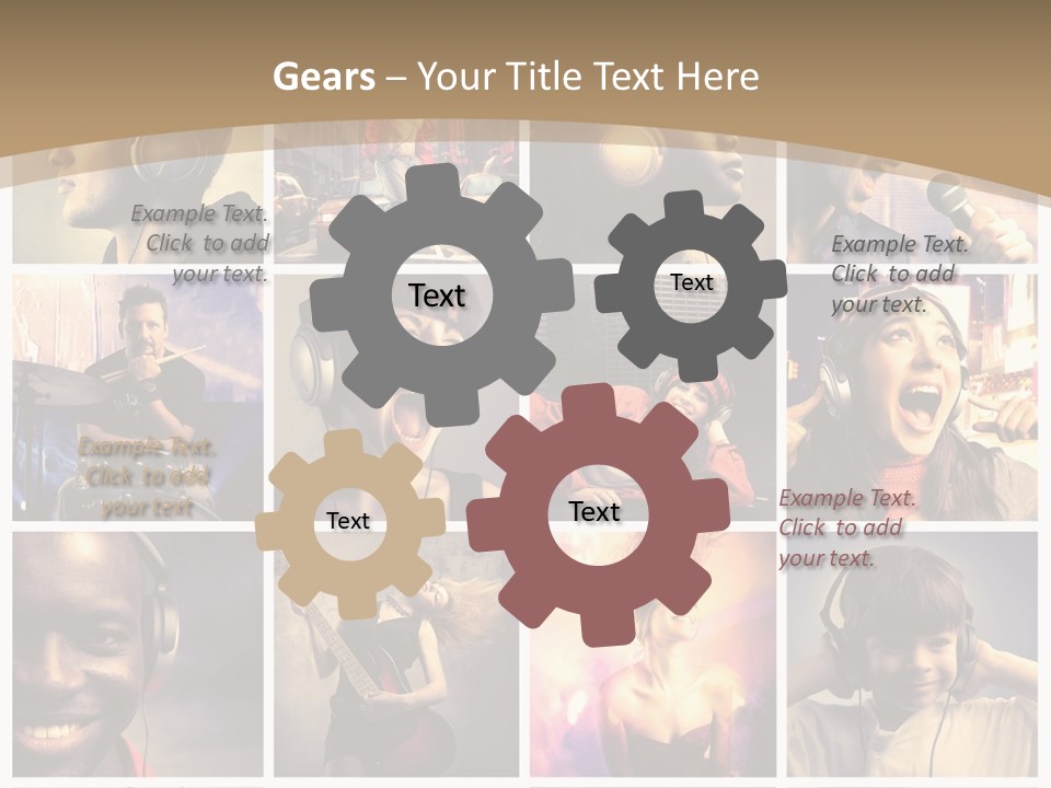 Music Lifestyle PowerPoint Template