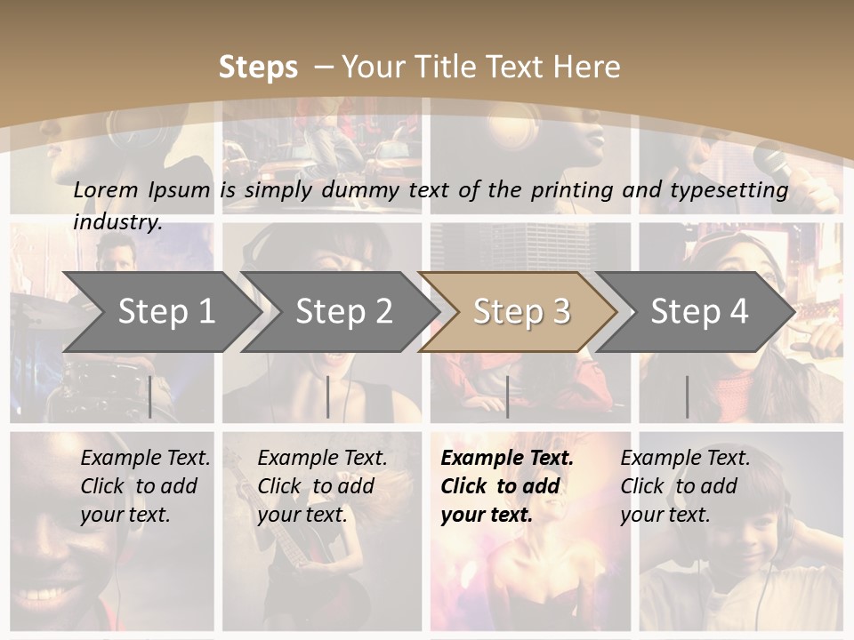 Music Lifestyle PowerPoint Template