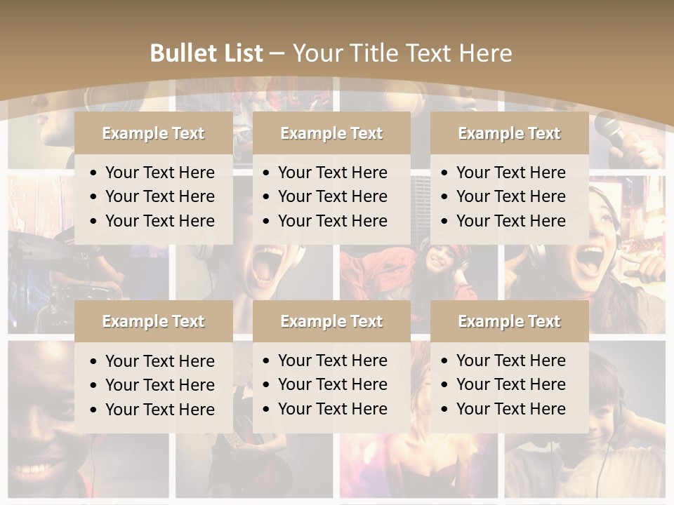 Music Lifestyle PowerPoint Template