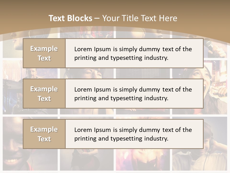 Music Lifestyle PowerPoint Template