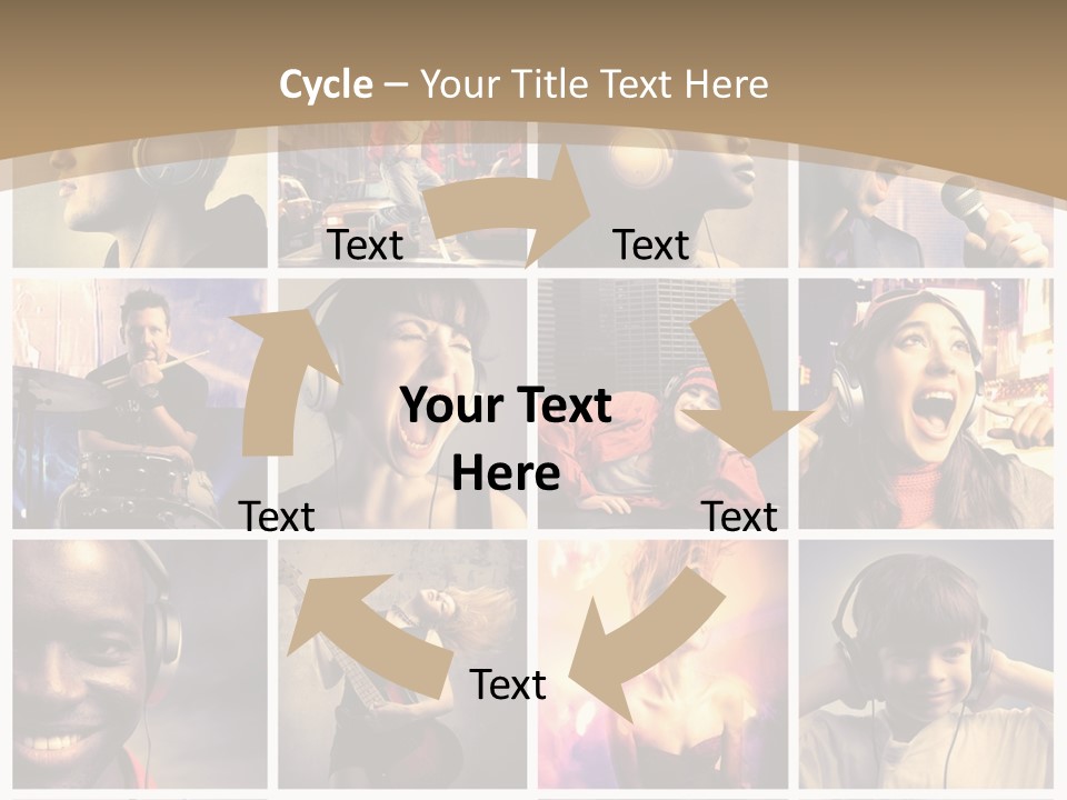 Music Lifestyle PowerPoint Template
